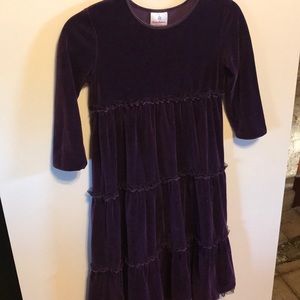 Jewel-toned velvet dress